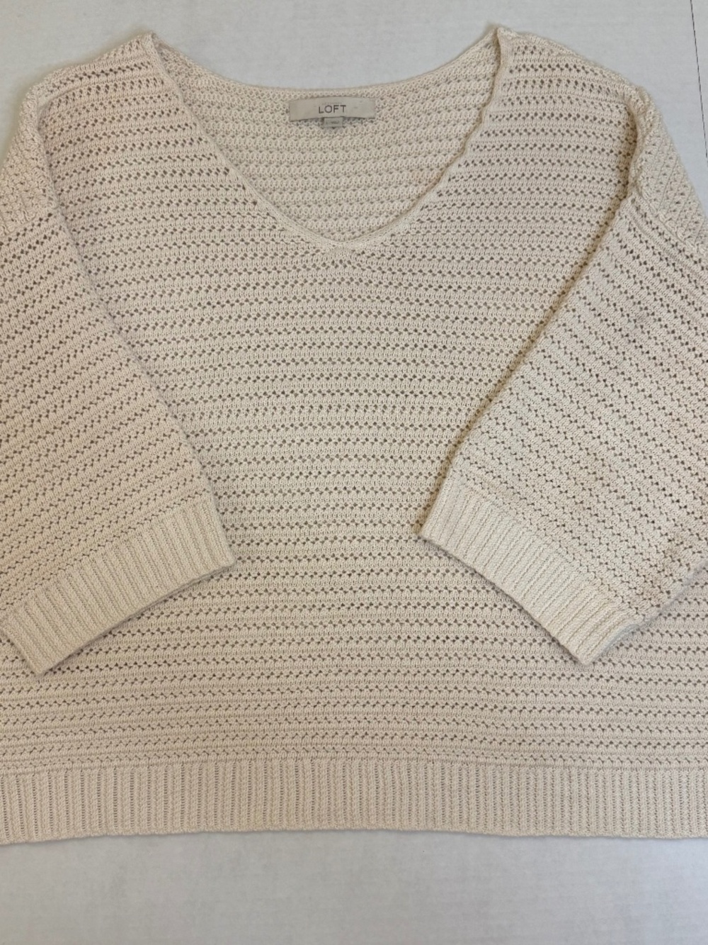 Loft 100% Cotton Top Size Large